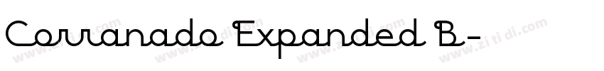 Corranado Expanded B字体转换